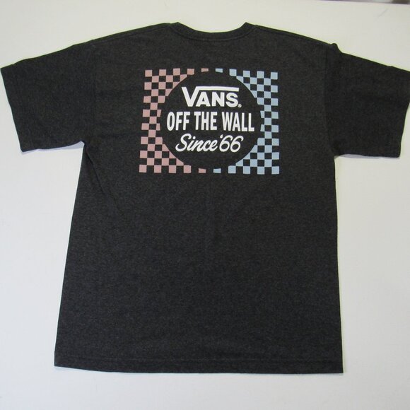 Vans Off The Wall Since '66 w/Checkered Circle Short Sleeve Graphic T Shirt - Picture 2 of 7